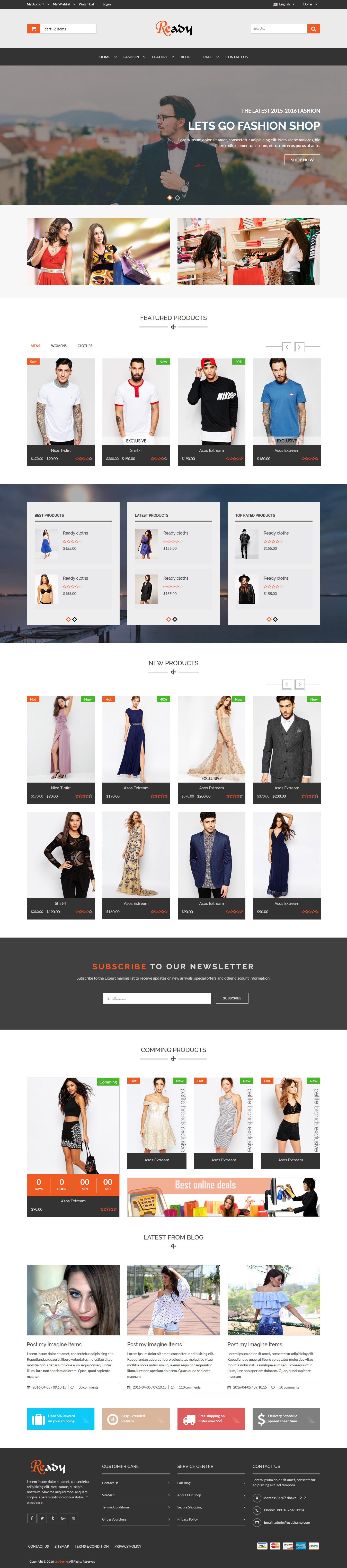 قالب فروشگاهی