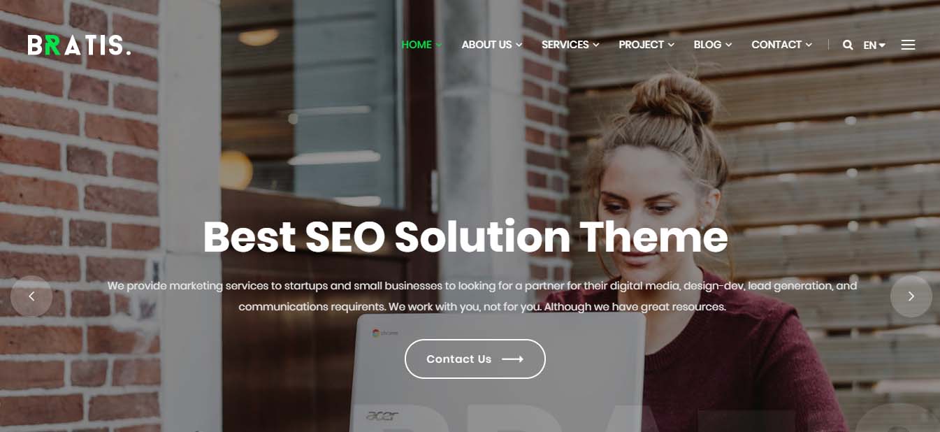 header website template
