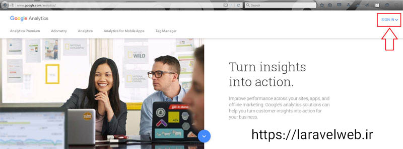 google analytics login